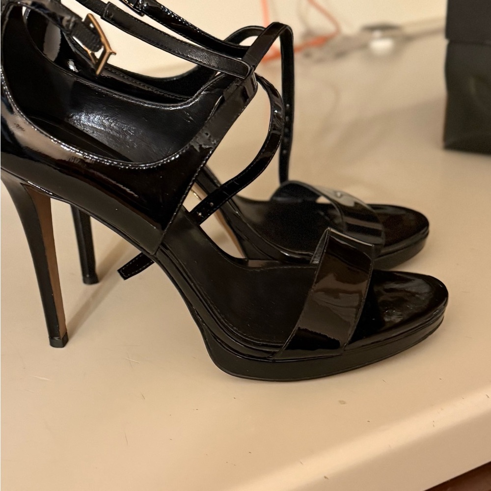 Elegant Black Strappy Heels